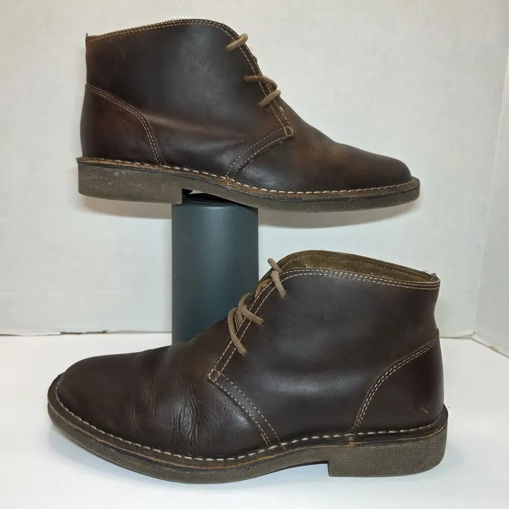 Chaps Leather Chukka Boots Men’s 11M Brown 96-98459